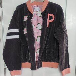 Womens Floral Embroidered Jacket